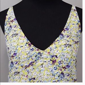 Cabi #275 Scatter Print Yellow Floral Cami